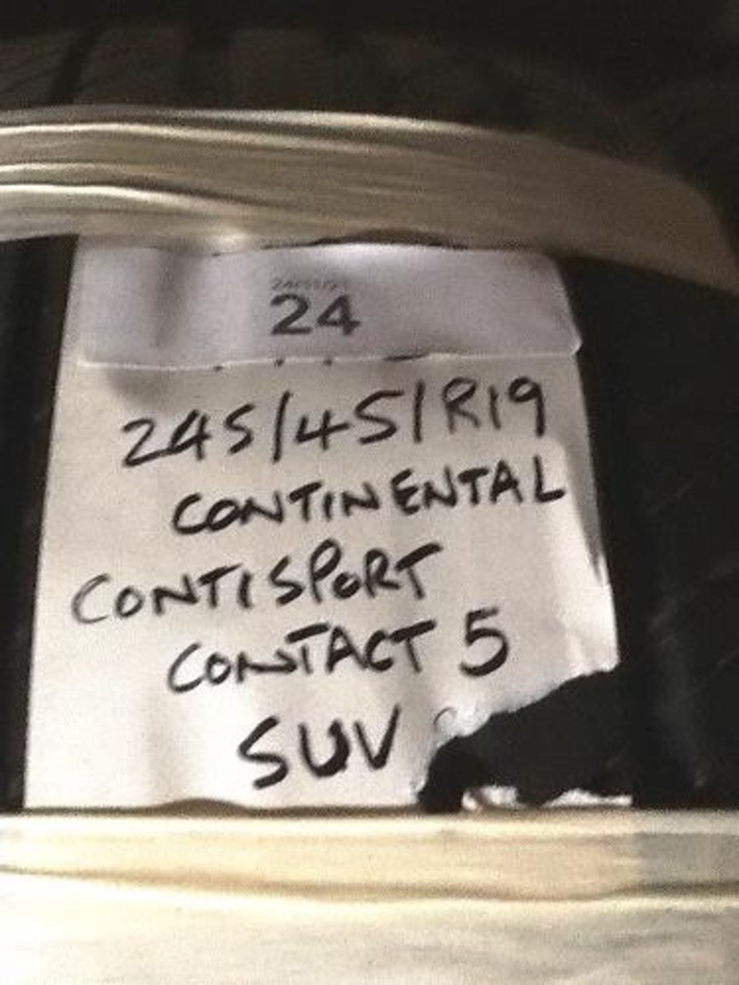 1 x Continental Contisport Contact 5 SUV tyre, size 245/45R19 - New (GS16)