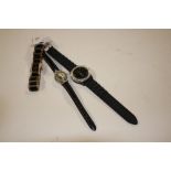 Three various wrist watches