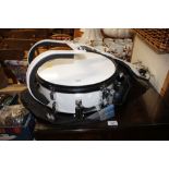 A Gear4music snare drum and harness