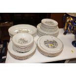 A quantity of Fordham pottery plates