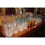 A quantity of various glassware