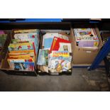 Three boxes of mainly children's books to include