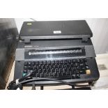 A Sharpe electronic typewriter