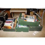 Four boxes of various books