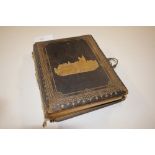 A Victorian musical photograph album