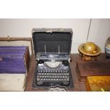 A continental Wanderer 50 portable typewriter with
