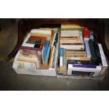 Two boxes of books