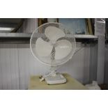 A desk fan