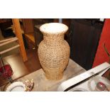 A baluster vase