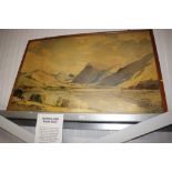 A large framed print "Loch Etive" after Jack Merriot