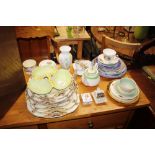 A quantity of Woods Prioryware dinnerware; "Wild T