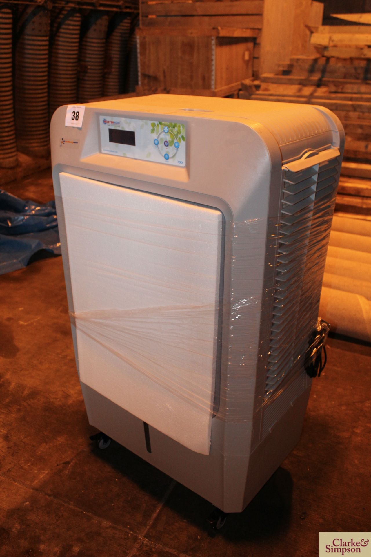 MasterKool iKool mobile air cooler. Model MIK-70EX. 2019. Minor damage to side and rear. Click - Image 3 of 6