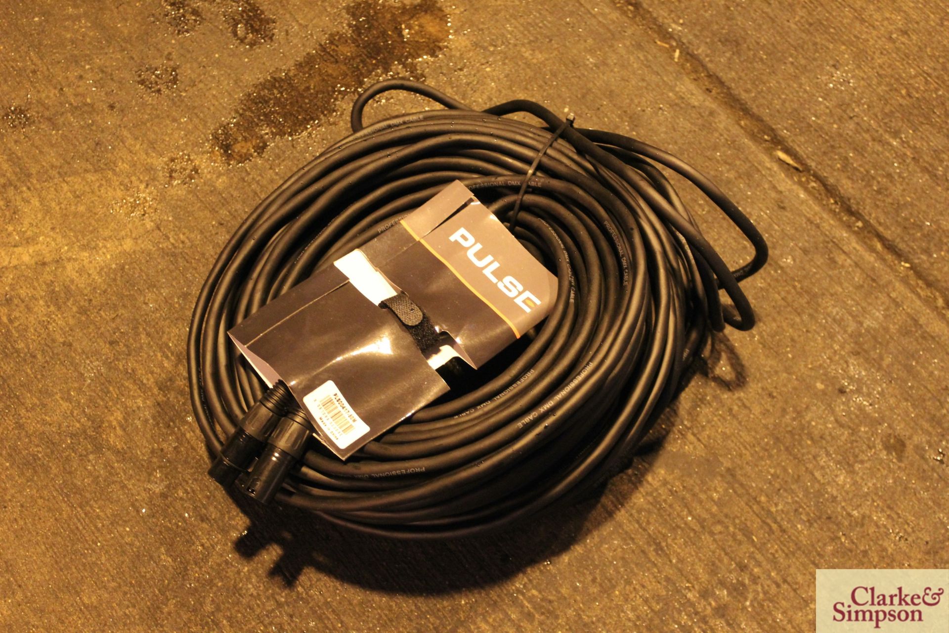 5x 50m 5-pin DMX cables. - Image 2 of 2