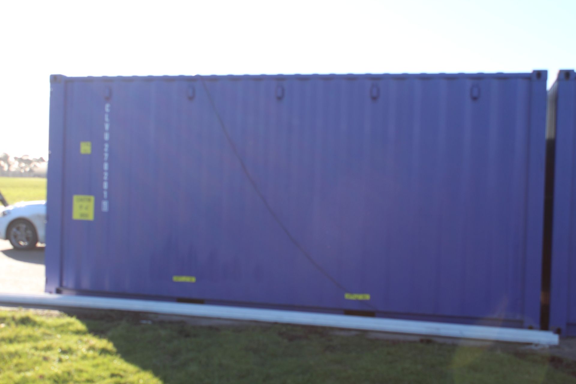 20ft x 9ft6in high shipping container. 2019. Fitted out as  office with kitchenette area with - Image 4 of 16