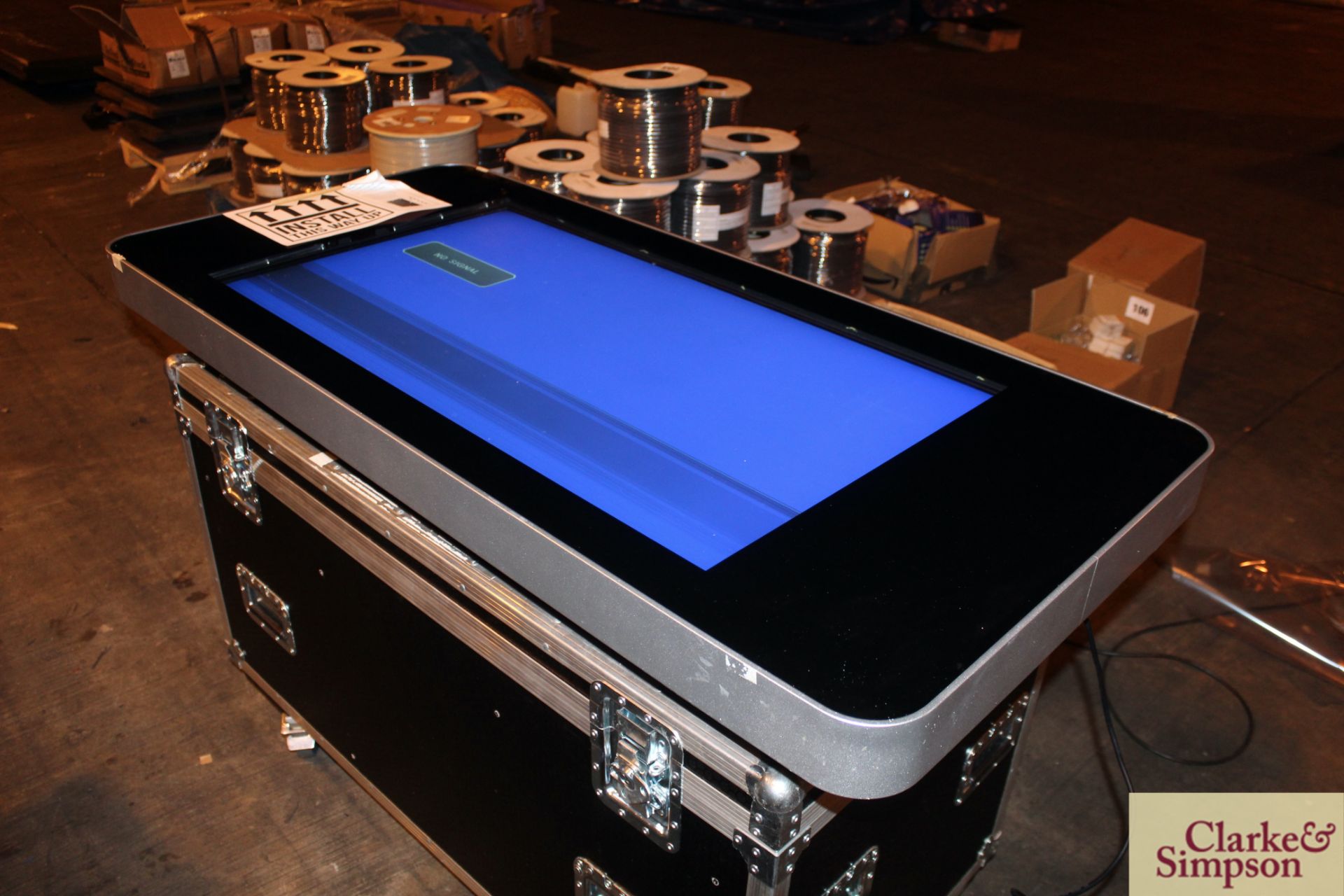 Allsee Tech 43in outdoor waterproof digital display. With power and video cabling and remote - Image 4 of 16