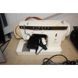 A Singer electric sewing machine
