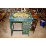 A ships style pedestal desk in the 19th Century ma