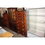 An early 20th Century mahogany chest of tall propo