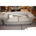 A late Victorian Chesterfield two seater settee ra
