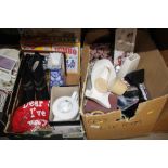 Two boxes of assorted items