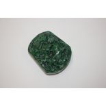 An oriental style jade type pendant