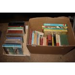Two boxes of miscellaneous books