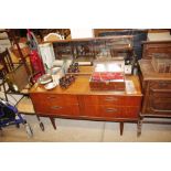 A G-plan design teak dressing table fitted four dr