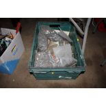 A large plastic crate and contents of numerous nai