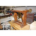 A pair of oak occasional tables