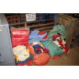 A large quantity of ships flags, buoyancy aids etc