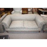 A late Victorian Chesterfield two seater settee ra