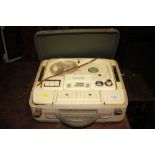 A vintage Telefunken reel to reel tape recorder, s