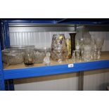 A quantity of glassware