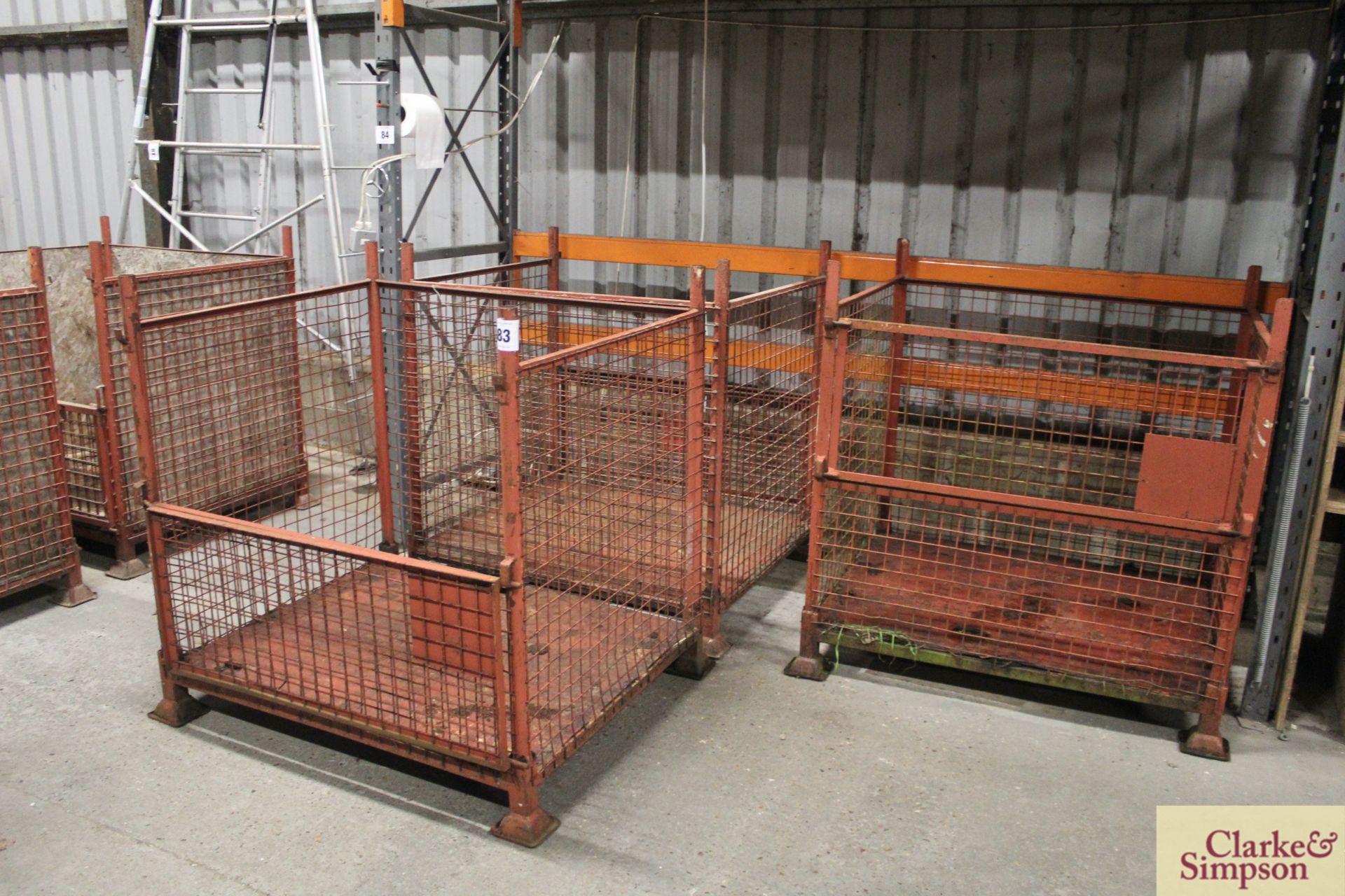 3x forklift stillages.