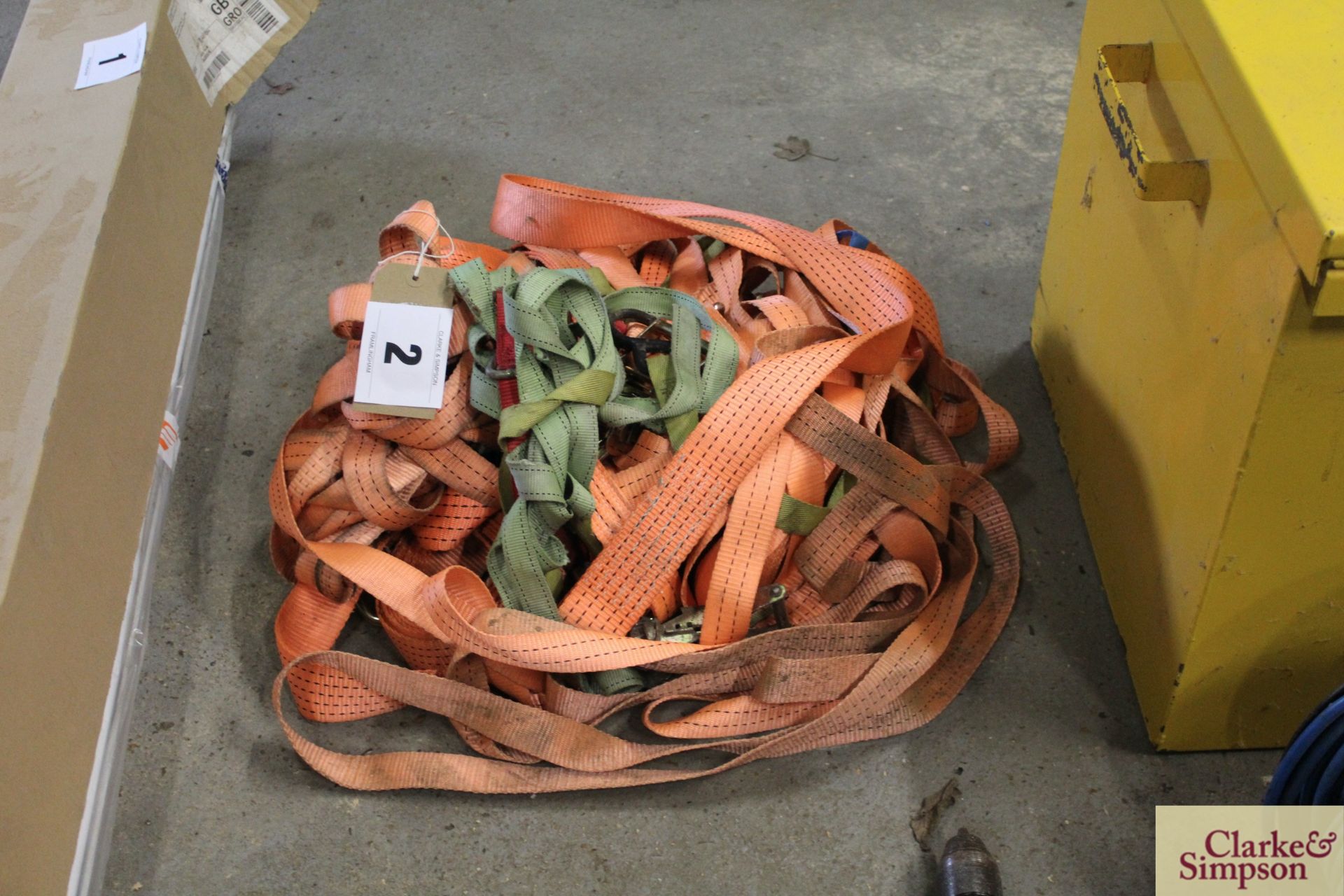 Quantity of ratchet straps. - Image 2 of 2