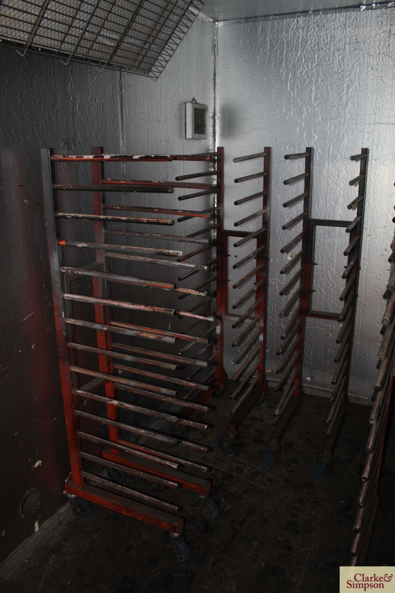 8x paint spraying / drying racks. - Image 2 of 4