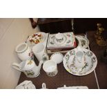 A quantity of various Portmeirion china