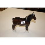 A Royal Doulton shire horse