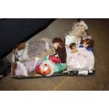 Two boxes of dolls