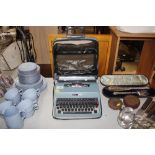An Olivetti Lettera 32 portable typewriter