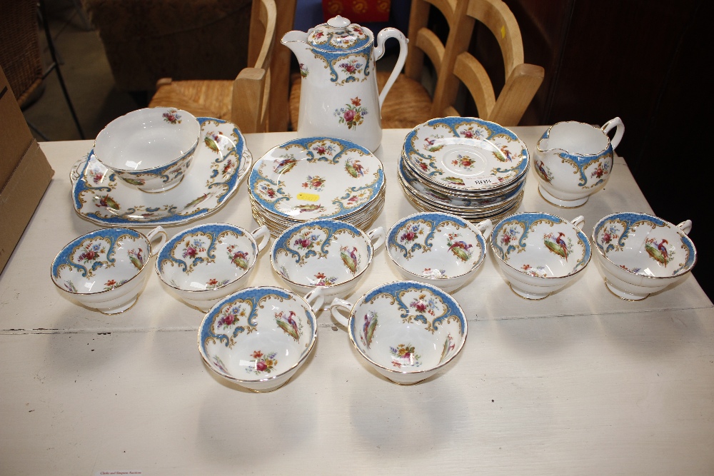 A Grosvenor china "Rutland" part tea set