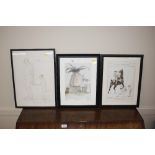 A humorous limited edition pencil signed print "Ea