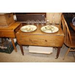 A Victorian mahogany Pembroke table