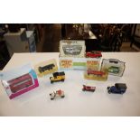 Various boxed model vehicles