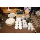 A quantity of various tea and dinnerware; Booths "