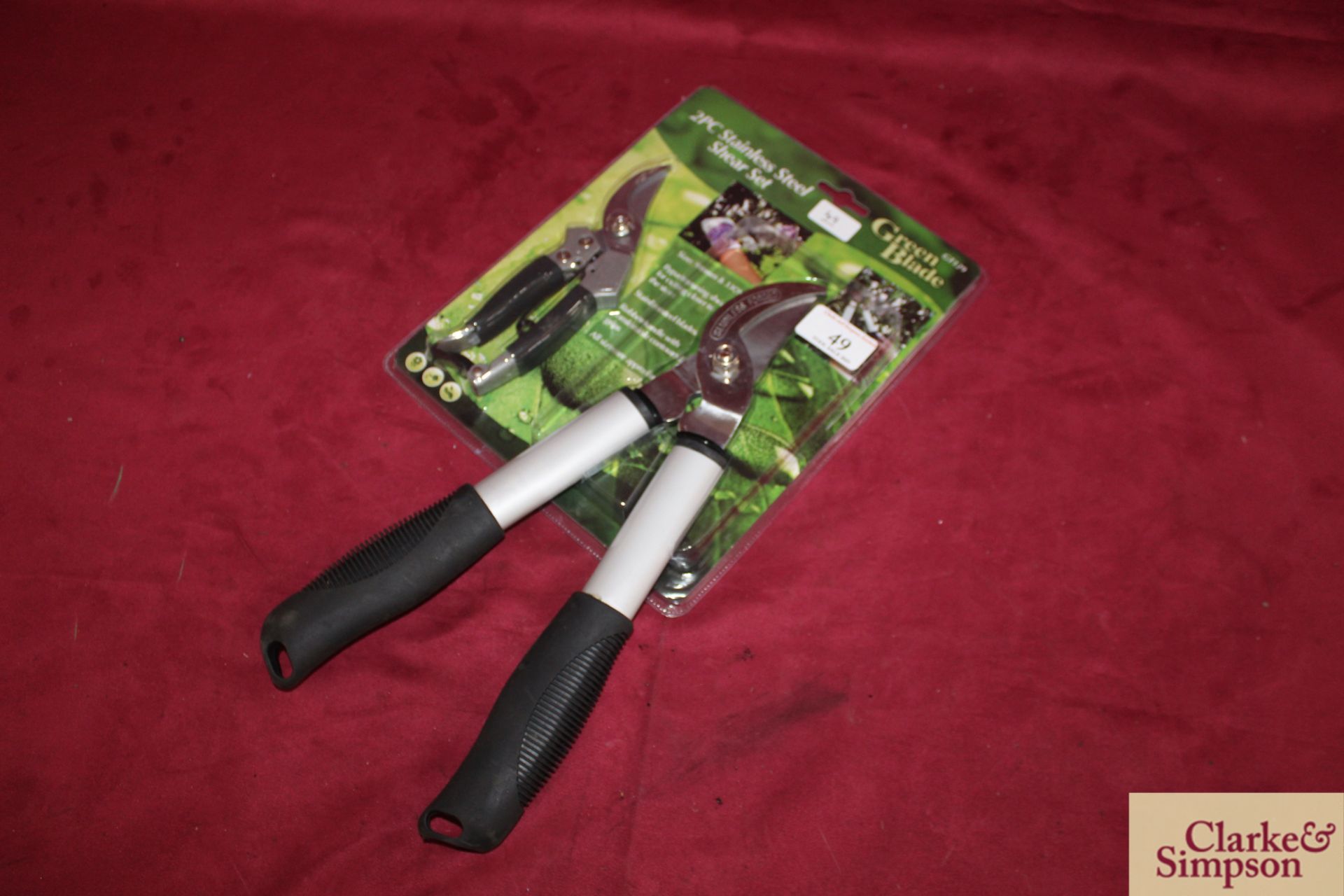 Stainless steel pruner kit.*