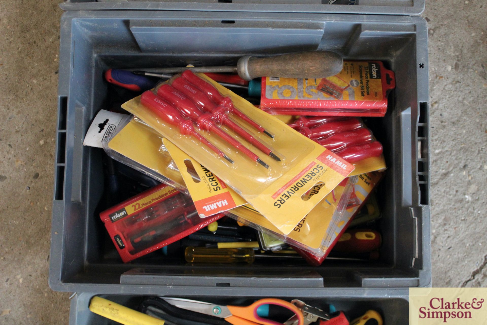 3x trays of hand tools. - Image 3 of 4