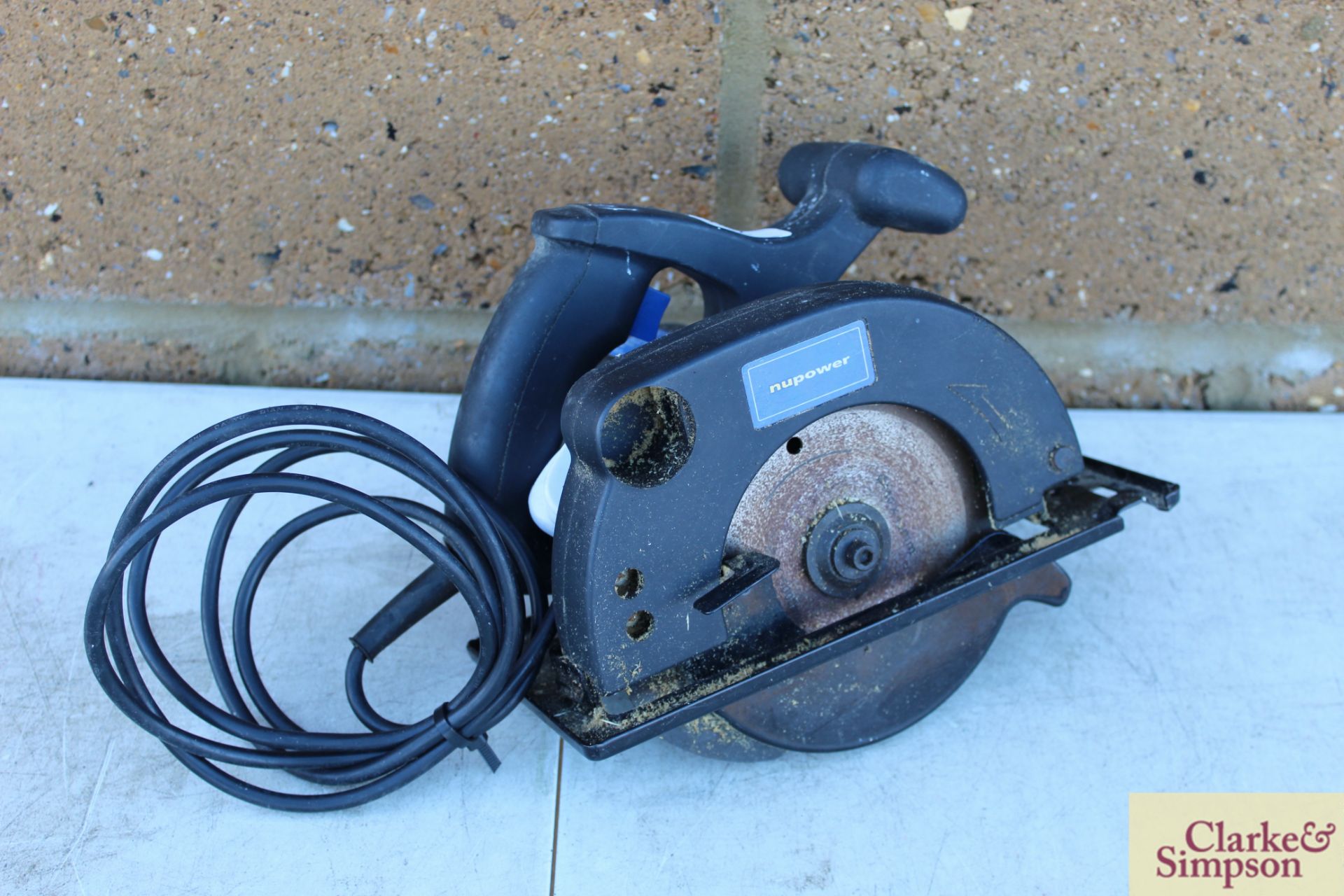 Nupower 240V circular saw.