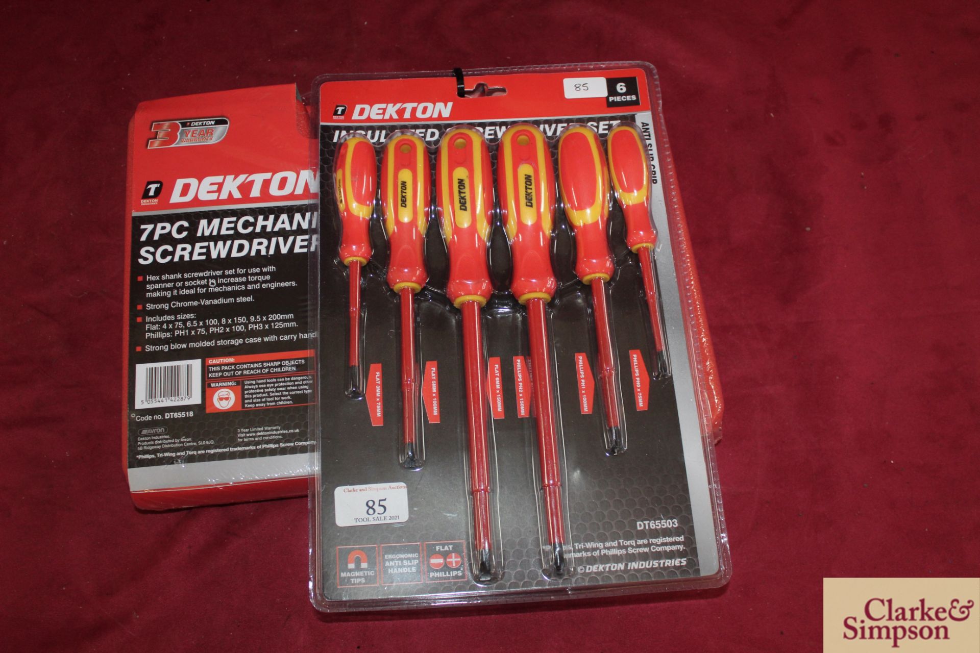 2x screwdriver sets (14).* - Image 2 of 3