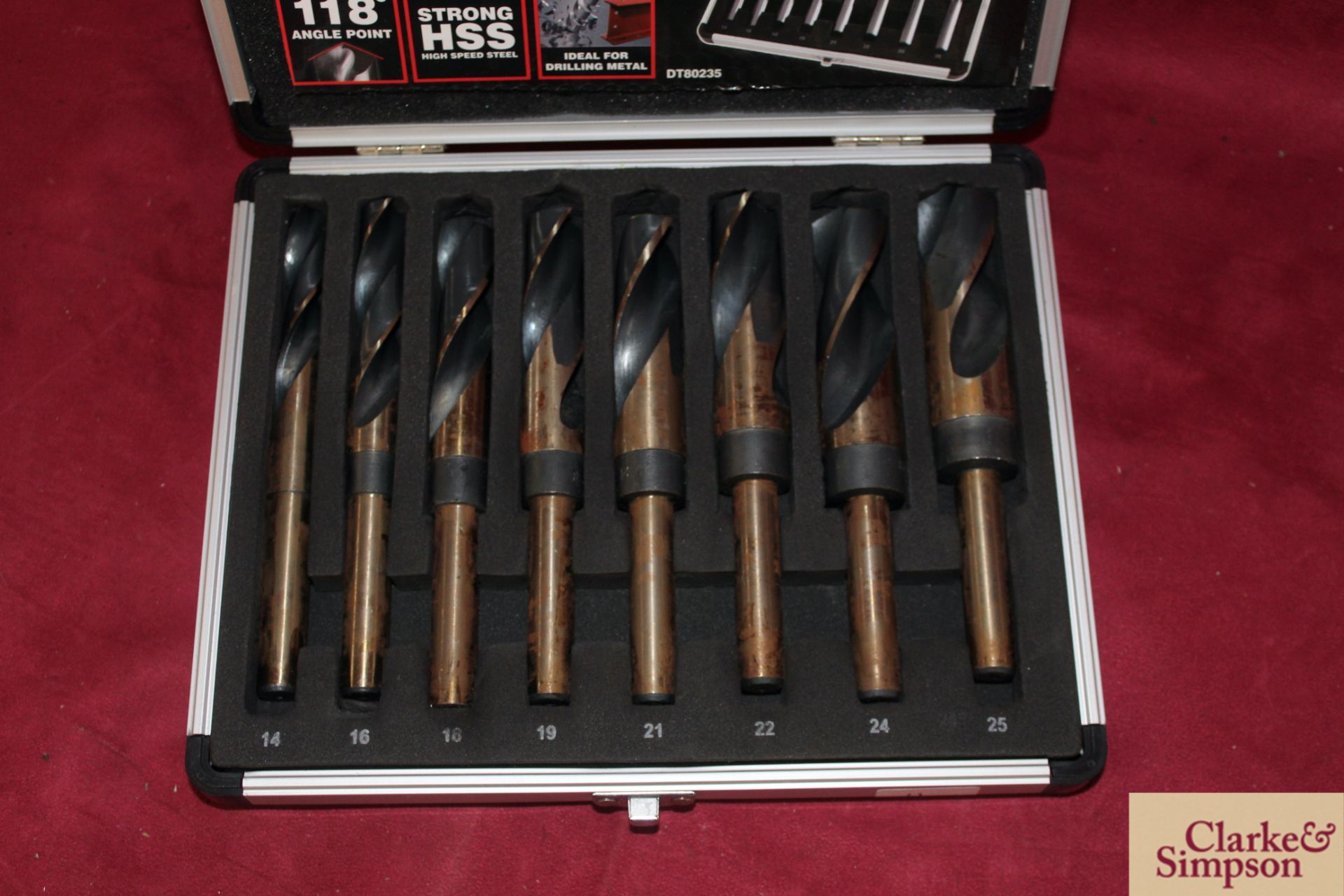 8 piece Deming drill set.* - Image 2 of 2